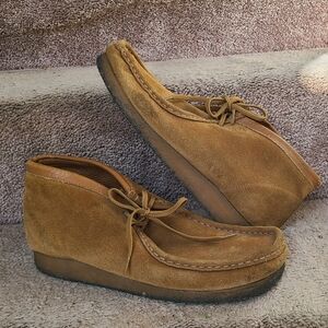 Clarkes Mens 10.5 Originals Wallabee Suede Boots